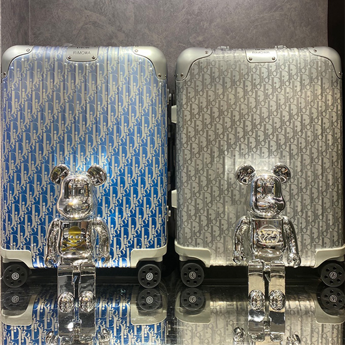 rimowa x dior 21 inch carry-on luggage